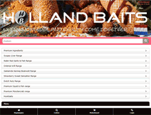 Tablet Screenshot of hollandbaits.nl